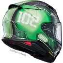 Shoei NXR2 Zaku II TC-4 Integralhelm grün schwarz