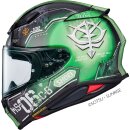 Shoei NXR2 Zaku II TC-4 Integralhelm grün schwarz