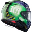 Shoei NXR2 Zaku II TC-4 Integralhelm grün schwarz