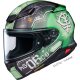 Shoei NXR2 Zaku II TC-4 Integralhelm grün schwarz