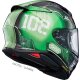 Shoei NXR2 Zaku II TC-4 Integralhelm grün schwarz
