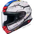 Shoei NXR2 Gundam TC-10 Integralhelm weiß rot blau