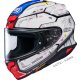 Shoei NXR2 Gundam TC-10 Integralhelm weiß rot blau