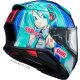 Shoei NXR2 Hatsune Miku TC-4 Integralhelm blau grün türkis