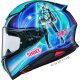 Shoei NXR2 Hatsune Miku TC-4 Integralhelm blau grün türkis