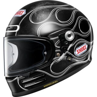 Shoei Glamster06 Blast Retrohelm TC-5 schwarz weiß