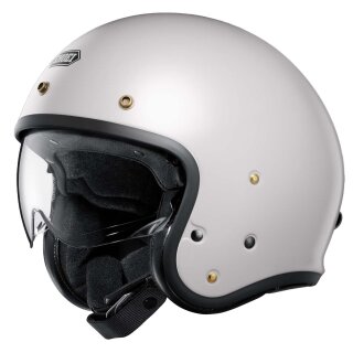 Shoei J.O2 Motorrad Jethelm Uni Off White weiß