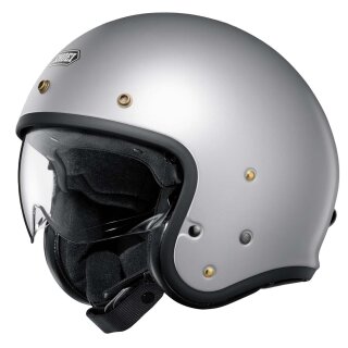 Shoei J.O2 Motorrad Jethelm Uni Light silver silber