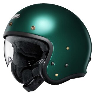 Shoei J.O2 Motorrad Jethelm Uni British Green grün
