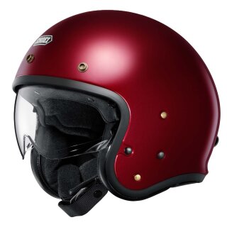 Shoei J.O2 Motorrad Jethelm Uni Garnet Metallic rot