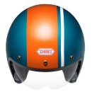 Shoei J.O2 Aventure Jethelm TC-2 rot blau orange