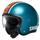Shoei J.O2 Aventure Jethelm TC-2 rot blau orange