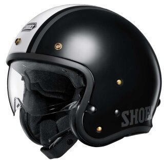 Shoei J.O2 Aventure Jethelm TC-5 schwarz weiß