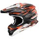 Shoei VFX-WR 06 Sparkle Crosshelm TC-8 orange schwarz weiß