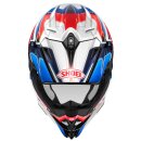Shoei VFX-WR 06 Sparkle Crosshelm TC-10 blau rot weiß