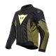 Dainese Super Sprint Motorradjacke schwarz grün neongelb
