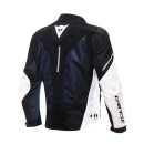 Dainese Super Sprint Motorradjacke schwarz blau weiß