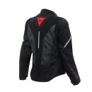Dainese Super Sprint Damen Motorradjacke schwarz rot