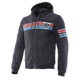 Dainese Vintedge Air Tex Motorradjacke schwarz blau rot