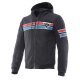 Dainese Vintedge Air Tex Motorradjacke schwarz blau rot