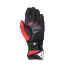 Dainese Reacto Carbon Long Motorradhandschuh schwarz rot