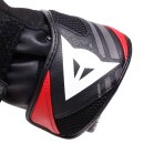 Dainese Reacto Carbon Long Motorradhandschuh schwarz rot