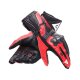 Dainese Reacto Carbon Long Motorradhandschuh schwarz rot