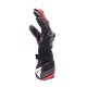 Dainese Reacto Carbon Long Motorradhandschuh schwarz rot