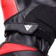 Dainese Reacto Carbon Long Motorradhandschuh schwarz rot