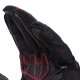 Dainese Reacto Carbon Long Motorradhandschuh schwarz rot