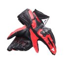 Dainese Reacto Carbon Long Motorradhandschuh schwarz rot