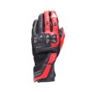Dainese Reacto Carbon Long Motorradhandschuh schwarz rot