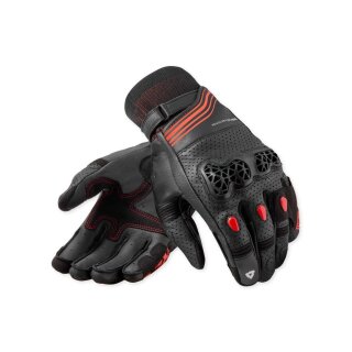 Revit Positron Motorradhandschuh Urban Sport schwarz rot