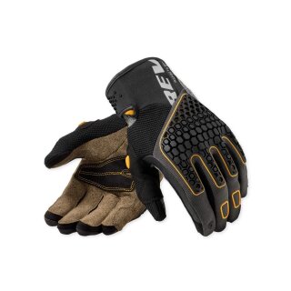 Revit Mangrove 2 Motorrad-Handschuh schwarz Ocker gelb