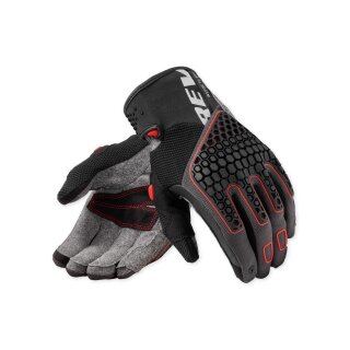 Revit Mangrove 2 Motorrad-Handschuh grau rot