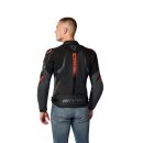 Revit Hyperspeed 3 Air Motorrad Lederjacke schwarz neonrot