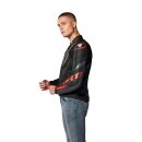 Revit Hyperspeed 3 Air Motorrad Lederjacke schwarz neonrot