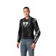 Revit Hyperspeed 3 Air Motorrad Lederjacke schwarz weiß