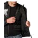 Revit Hyperspeed 3 Air Motorrad Lederjacke schwarz weiß