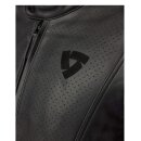 Revit Quadratic Motorrad-Jacke Leder schwarz weiß