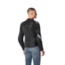 Revit Quadratic Motorrad-Jacke Leder schwarz weiß