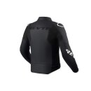 Revit Quadratic Motorrad-Jacke Leder schwarz weiß