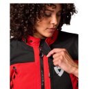 Revit Convergent H2O Damen Motorrad-Jacke rot schwarz