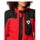 Revit Convergent H2O Damen Motorrad-Jacke rot schwarz