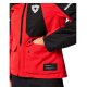 Revit Convergent H2O Damen Motorrad-Jacke rot schwarz