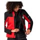 Revit Convergent H2O Damen Motorrad-Jacke rot schwarz