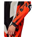 Revit Hyperspeed 3 Lederkombi Einteiler hellgrau neonrot