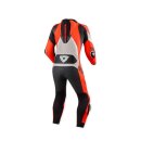 Revit Hyperspeed 3 Lederkombi Einteiler hellgrau neonrot