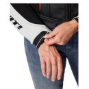 Revit Xena 4 Damen Motorrad-Jacke Leder weiß neonrot