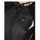 Revit Xena 4 Damen Motorrad-Jacke Leder weiß neonrot